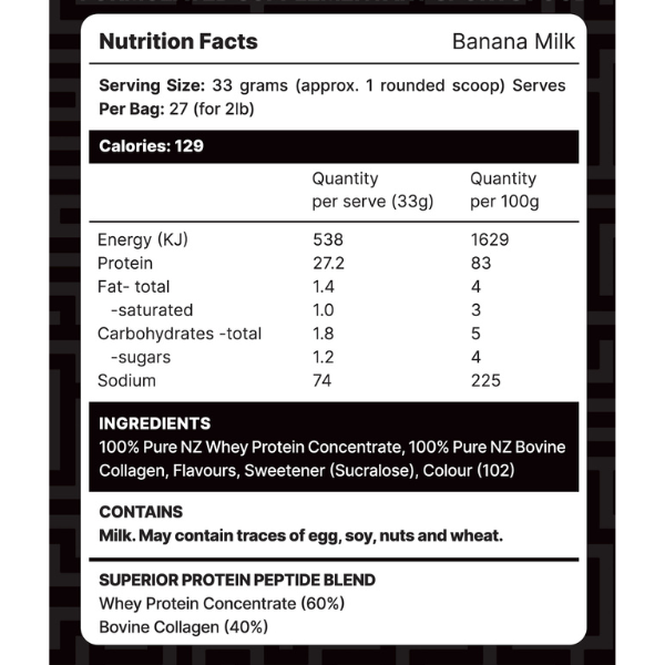 Collagen Whey Protein 2lb