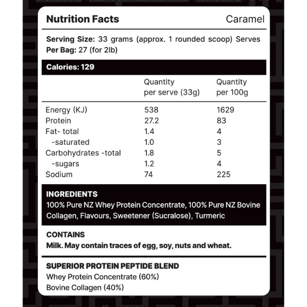 Collagen Whey Protein 2lb